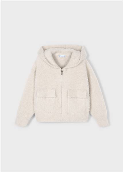 FELPA TRICOT CON PELLICCIA MAYORAL
