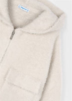 FELPA TRICOT CON PELLICCIA MAYORAL