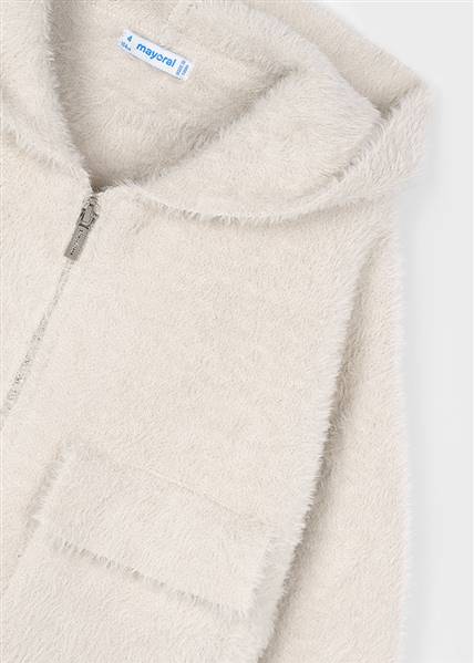 FELPA TRICOT CON PELLICCIA MAYORAL