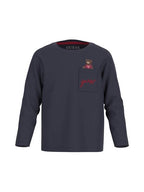 MAGLIERIA TAGLIATA  TSHIRT MANICA LUNGA