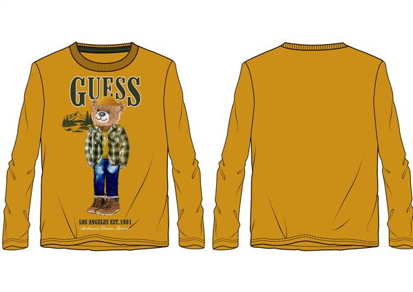 T-SHIRT MANICA LUNGA GUESS