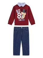 COMPLETO FELPA E PANTALONI GUESS