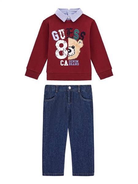 COMPLETO FELPA E PANTALONI GUESS