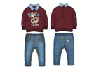 COMPLETO FELPA E PANTALONI GUESS