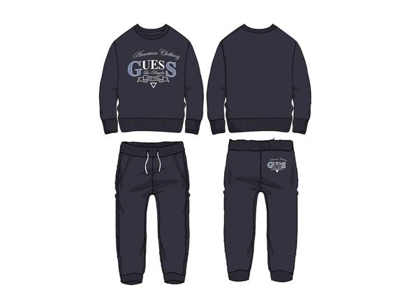 COMPLETO FELPA E PANTALONE GUESS