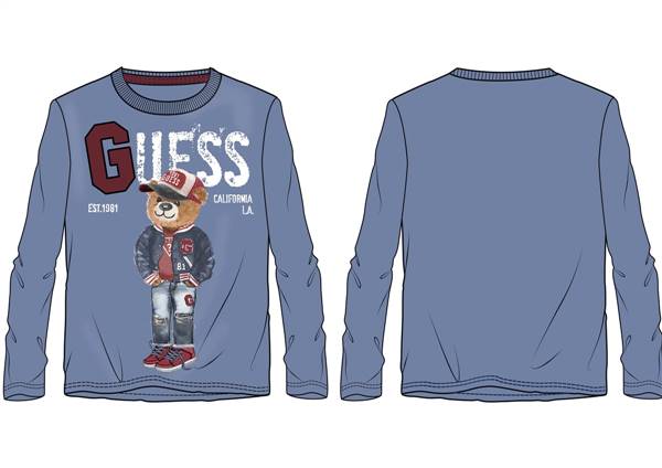 T-SHIRT MANICA LUNGA GUESS