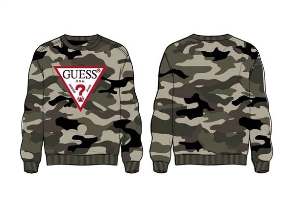FELPA GIROCOLLO GUESS