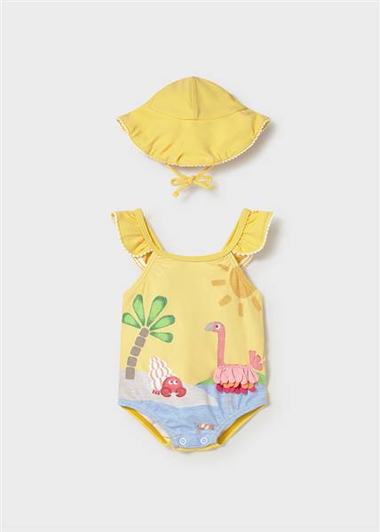 COSTUME E CAPPELLO NEONATA MAYORAL