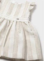 VESTITO RIGHE FASCIA