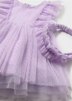 VESTITO TUL CON CERCHIETTO