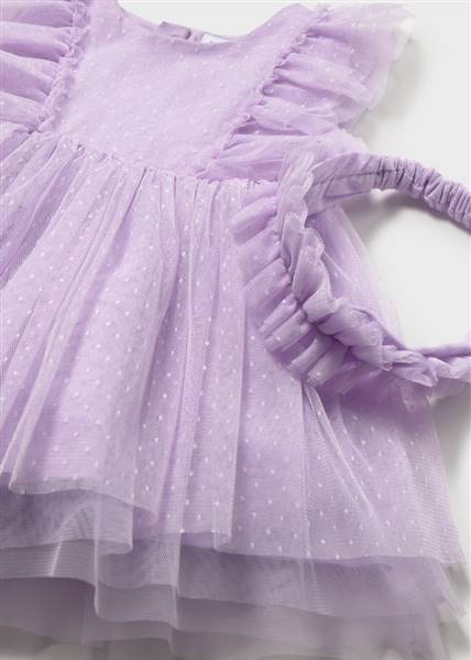 VESTITO TUL CON CERCHIETTO