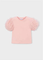 MAGLIETTA CON TULLE MAYORAL
