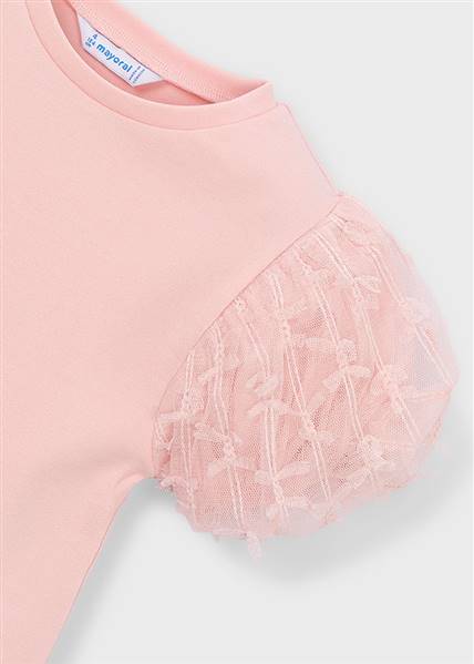 MAGLIETTA CON TULLE MAYORAL