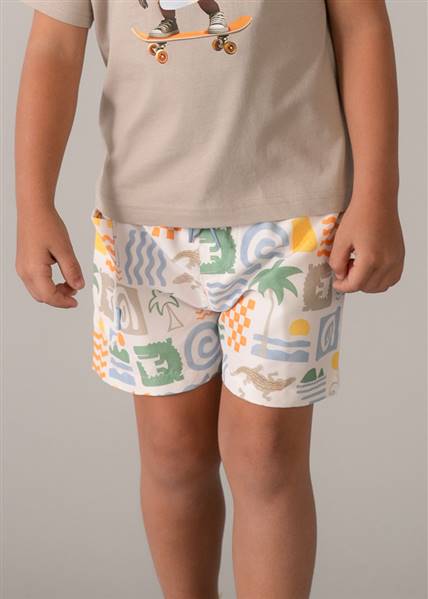 COSTUME BERMUDA STAMPATO MAYORAL