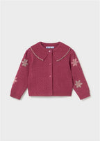CARDIGAN TRICOT FIORI RICAMI