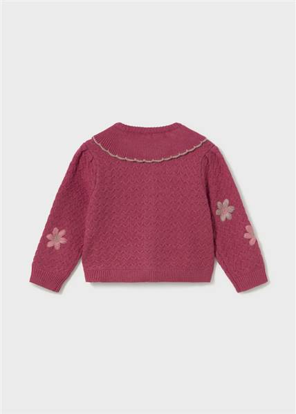 CARDIGAN TRICOT FIORI RICAMI