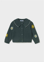 CARDIGAN TRICOT FIORI RICAMI