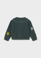 CARDIGAN TRICOT FIORI RICAMI