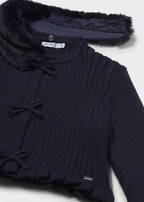 CARDIGAN TRICOT COLLETTO PELL
