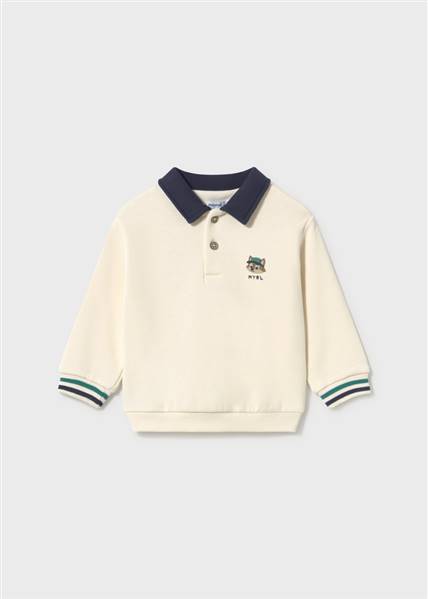 PULLOVER CON COLLO POLO