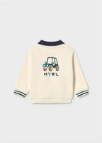 PULLOVER CON COLLO POLO