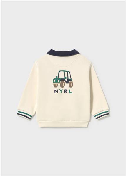 PULLOVER CON COLLO POLO