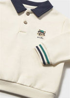PULLOVER CON COLLO POLO
