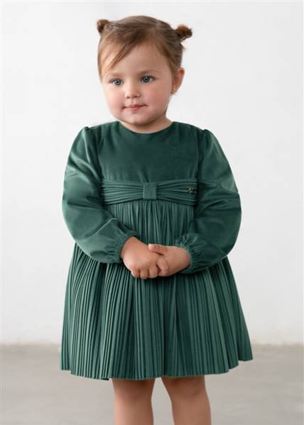 VESTITO VELLUTO PLISSETTATO MAYORAL
