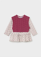 VESTITO CON GILET TRICOT