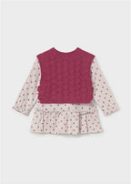 VESTITO CON GILET TRICOT