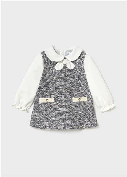 VESTITO COMBINATO TWEED MAYORAL