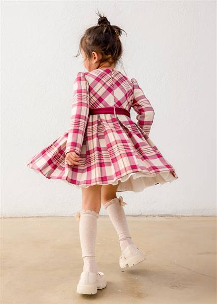 VESTITO QUADRI MAYORAL