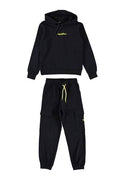 COMPLETO FELPA CON CAPPUCCIO E PANTALONE