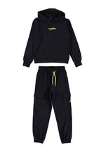 COMPLETO FELPA CON CAPPUCCIO E PANTALONE