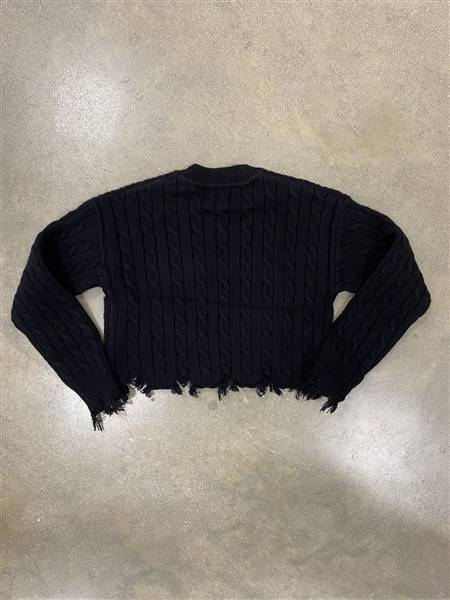 MAGLIONE TRECCIA CROPPED REFRIGIWEAR
