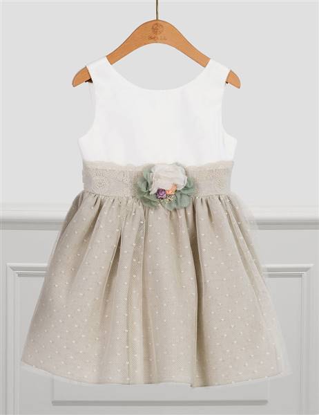 ABITO TULLE JACQUARD