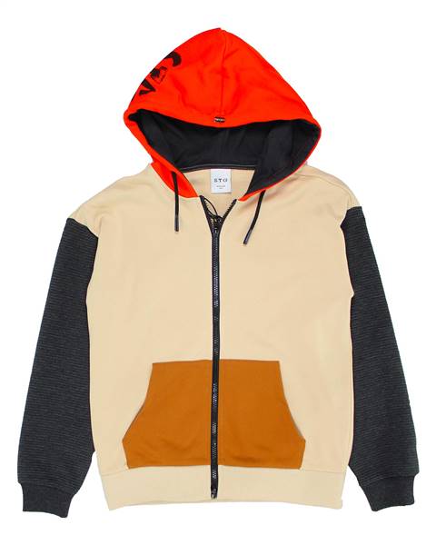 FELPA CON ZIP STG BAMBINO