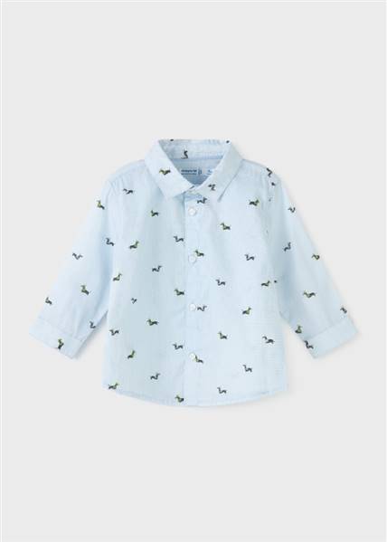 CAMICIA MANICA LUNGA CON STAMPA