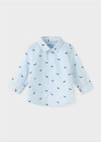 CAMICIA MANICA LUNGA CON STAMPA