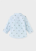 CAMICIA MANICA LUNGA CON STAMPA