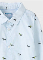 CAMICIA MANICA LUNGA CON STAMPA