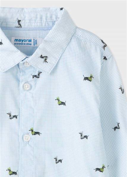 CAMICIA MANICA LUNGA CON STAMPA