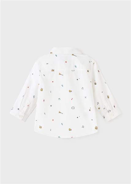 CAMICIA MANICA LUNGA CON STAMPA