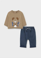 COMPLETO JEANS E FELPA