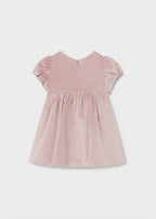 VESTITO IN VELLUTO CON CUFFIETTA