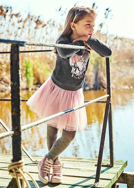 COMPLETO CON GONNA DI TULLE