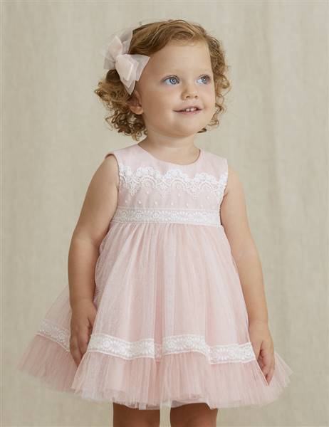 ABITO TULLE JACQUARD