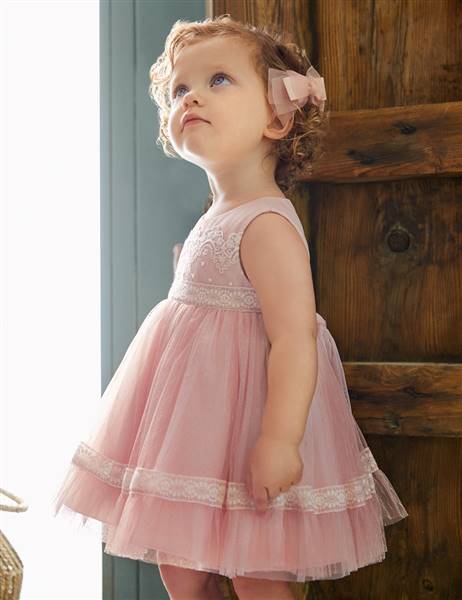 ABITO TULLE JACQUARD