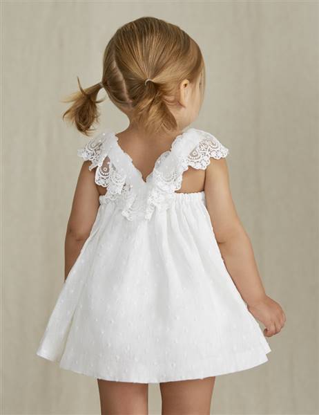 VESTITO RICAMATO POIS