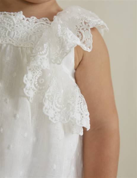 VESTITO RICAMATO POIS